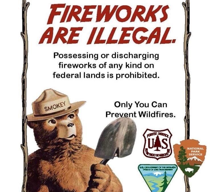 Fourth of July Weekend Wildfire Prevention Reminders from Public Land Agencies