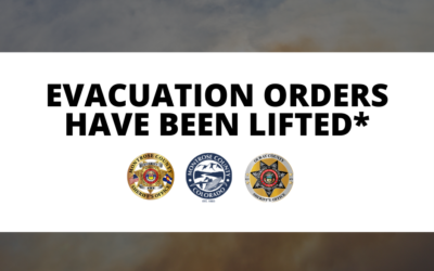 Evacuation Order Lifted Except for Residents of Wildcat Drainage Area