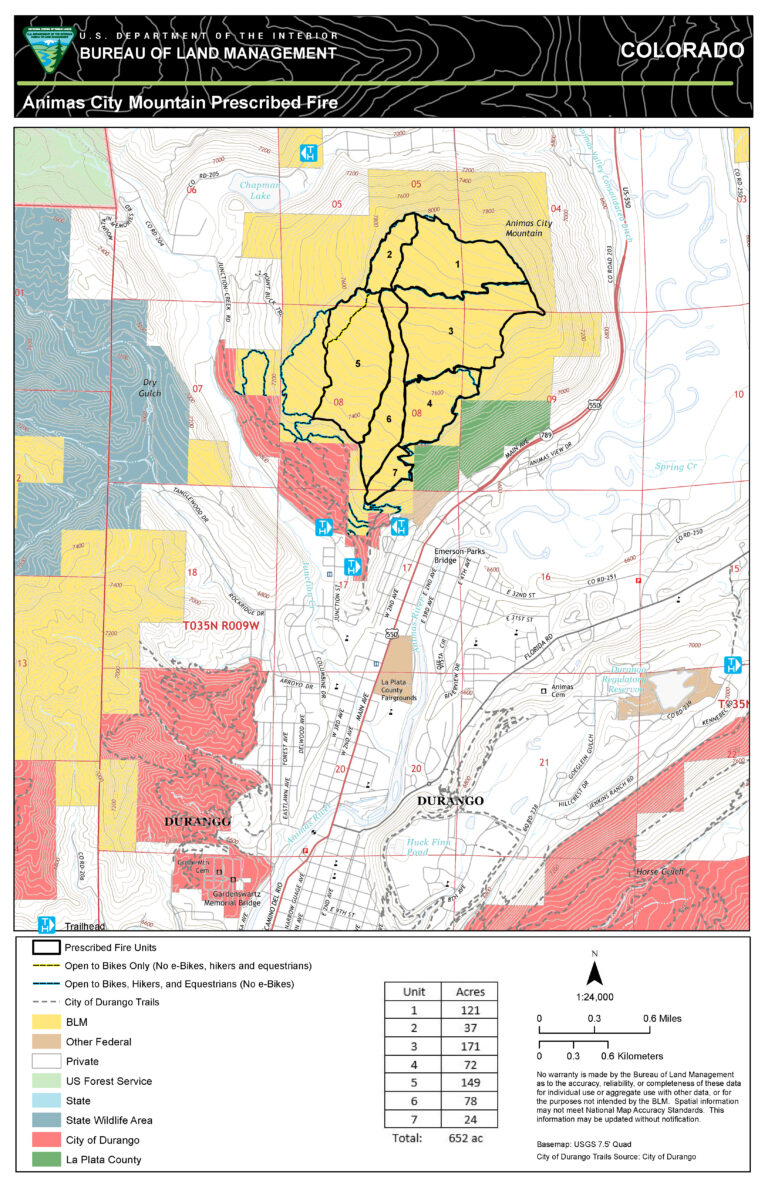Prescribed Burn Treatments Planned for Tres Rios and Uncompahgre Field Offices