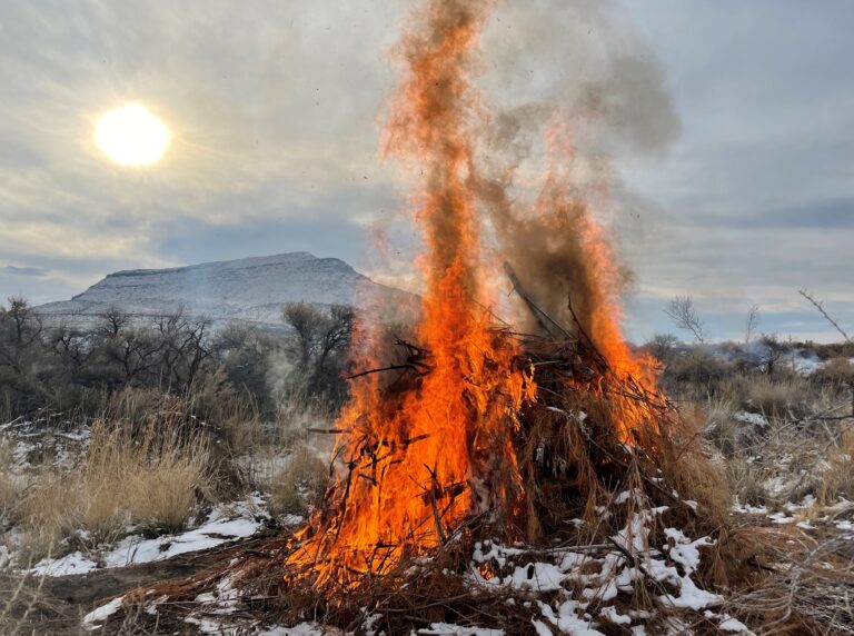 BLM winter prescribed pile burning planned in Gunnison Gorge National Conservation Area￼