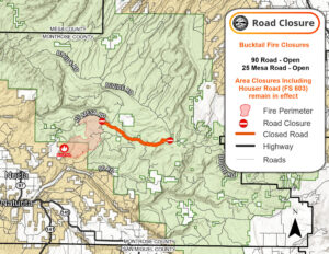 8/12/24 Road Closure Map