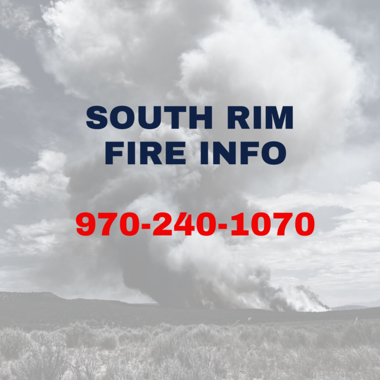 South Rim Fire Info